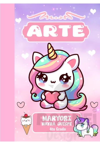 Unicornio Kawaii 05 Portada